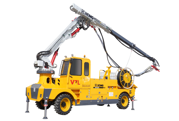 混凝土湿喷台车