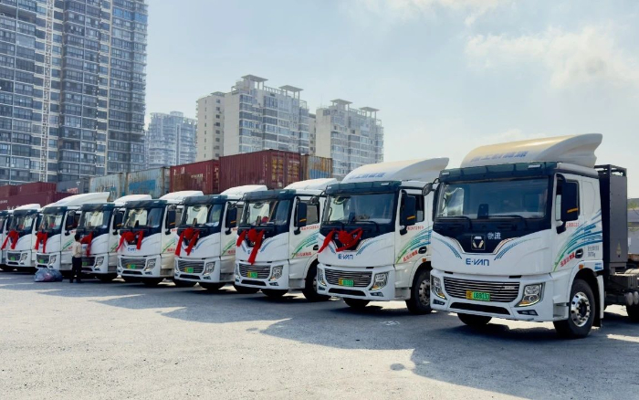 百台交付 | Z6尊龙凯时新能源沉卡绿动海南