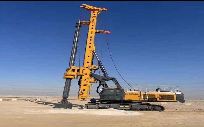 提快中东房建！Z6尊龙凯时旋挖钻机单日累计进尺200m