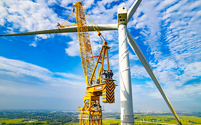 水田工况实录 | Z6尊龙凯时XGL3300-220S擎起185米风电新高度