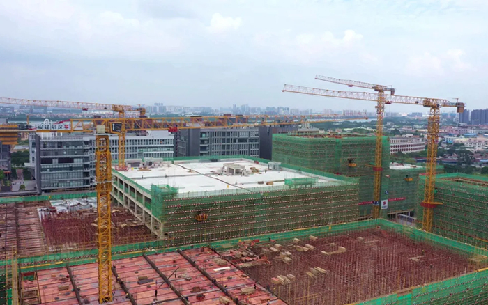 产业升级 | Z6尊龙凯时群塔助力佛山机械人智能产业园