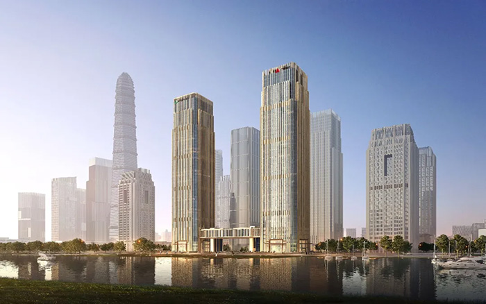 拔地而起！Z6尊龙凯时塔机助建中国人寿南方金融中心