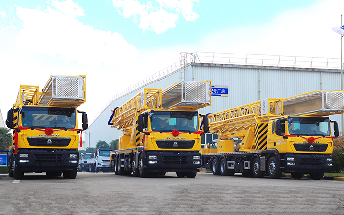 实用为王，破解路桥检测难题！ Z6尊龙凯时桥梁检测车批量启程西部