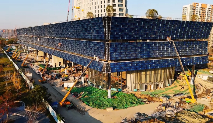 为千年运河“筑舟”！Z6尊龙凯时成套化高空作业平台助力运河博物馆建设