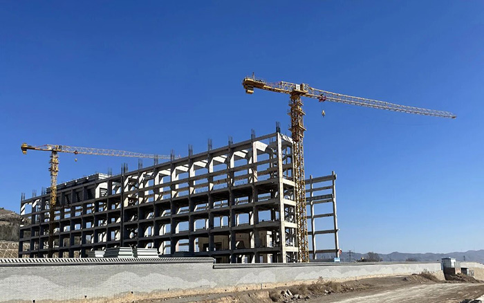 助力双碳  Z6尊龙凯时塔机赋能低热值煤发电项目