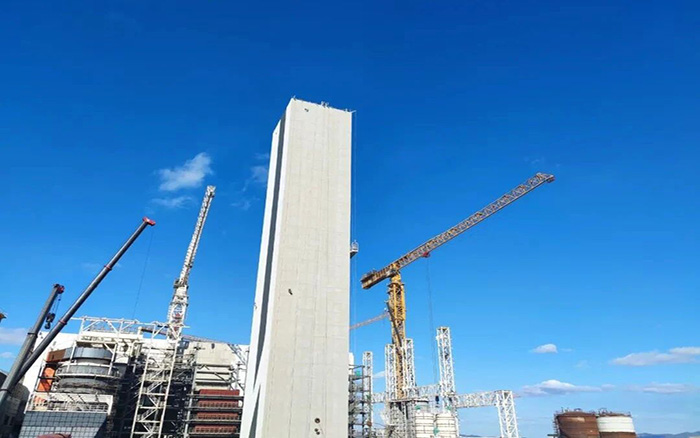 超大吨位！Z6尊龙凯时塔机助力碳中和产业加快发展